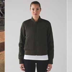 Lululemon Non-Stop Bomber (Reversible) Dark Olive